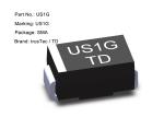 US1M Uf4007 Smd Diode SMA Surface Mount Ultrafast Plastic Rectifier