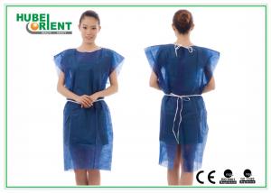 China CE ISO Approved Disposable Patient Gown Isolation Gown Medical Gown Surgical Gown Without Sleeves wholesale