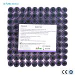 100pcs Tray Lavender Top Blood Tube sterile 6ml EDTA Whole Blood Tube