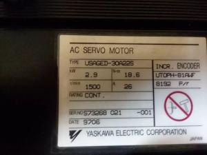 China USAGED-30A22S Yaskawa Electric AC Waterproof 1 Hp Servo Motor wholesale