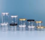 50ml Cosmetic Plastic Storage Jars 2.75in Multicolor Aluminum Lid