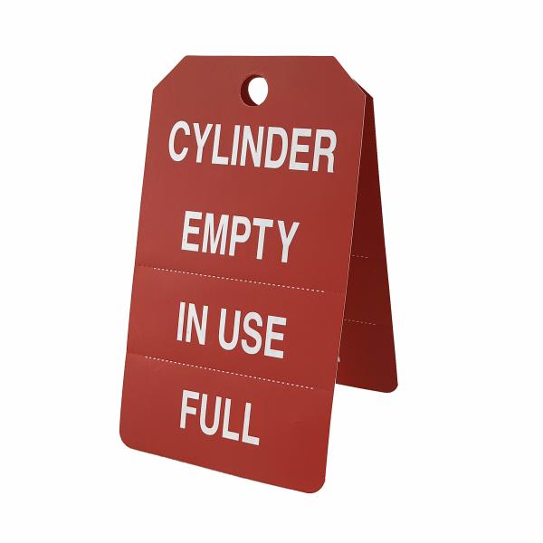 Custom Printed Logo Perforated Tags PVC Cylinder Empty Tag for Warning