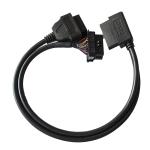 12W-24W OBD2 Y Cable Splitter Male To Dual Female For Benz Vehicle Diagnosis