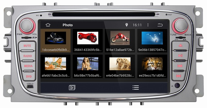 Ouchuangbo Car Stereo Radio GPS Navi Wifi Ford Focus /Mondeo /Transit Connect Android 4.4