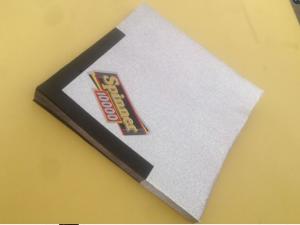 China Adhesive aluminium foil beer neck label with good price best quality Aluminium golden red color beer label foil wholesale