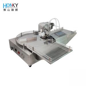 China Full Electric 5ml Glass Vial Filling Machine With High Precision Piston Liquid Pump wholesale