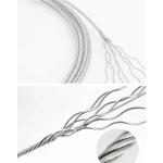 Steel Core 7*19 SS Cable AISI304 AISI316 Steel Cable Ropes 8mm Inox Cable Si