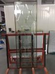 high quantity wooden door decorative glass of brass caming 80'*20' for American