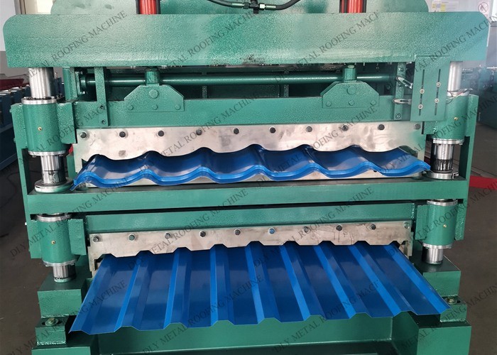 9000kg Double Layer Roofing Sheet 480V Corrugated Roof Tile Making Machine