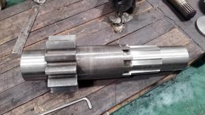 China CNC Machining Spur Gear Shaft With Quenching Heat Treatment wholesale