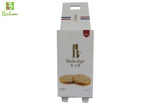 China Dessert POP Cardboard Display Bin ,  Custom Product Packaging With Caster on sale