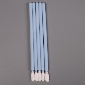 China Blue Handle PP Stick Thermally Bonded Lint Free Cleaning Swab Microfiber Swab wholesale