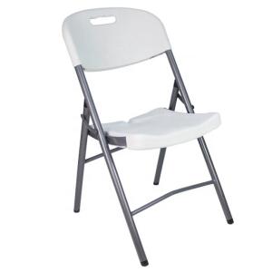China Lightweight HDPE Foldable Chair for Wedding Events Portable Plastic Metal Folding Chair wholesale