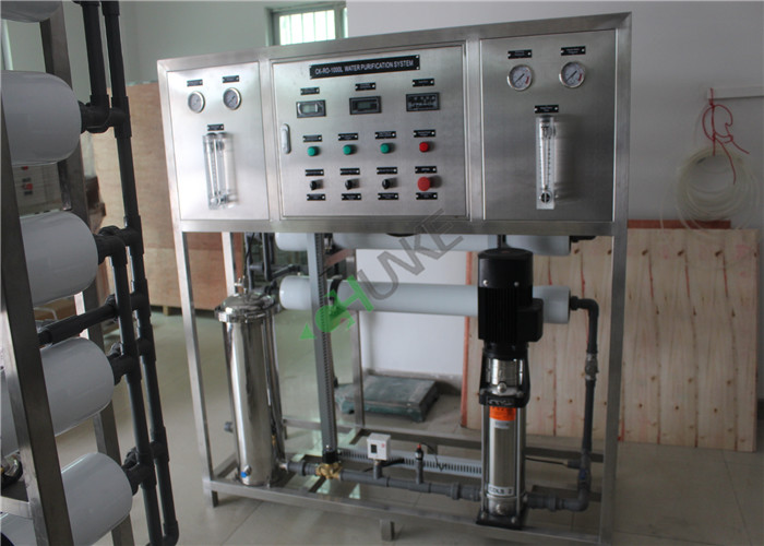 PLC Control RO Water Treatment Plant Industrial Use With FRP Material