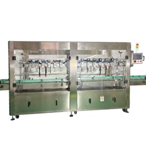 China Automatic Filling Screw Capping Double Side Labeling Production Line for Shower Gel wholesale