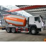White Howo 6x4 Howo Concrete Mixer Truck , Concrete Mixer Water Tank