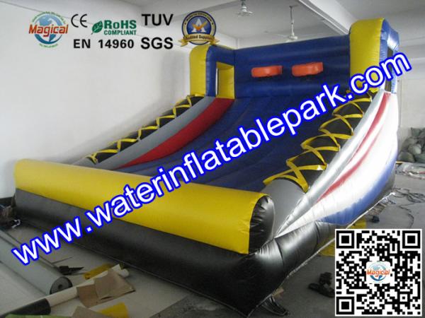 2 Hoop Inflatable Sport Games For Party , Inflatable Basketball Game for