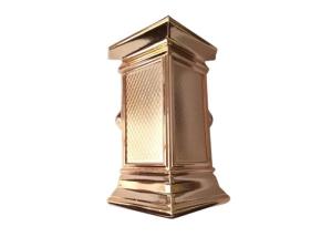 China Copper corner Customized Standard plastic Coffin parts for Decorateing swing bar wholesale