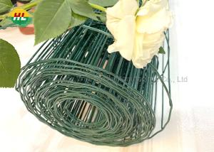 China PVC Coating Green Dutch Welded Wire Mesh Panels 1.8m X 20m Roll wholesale