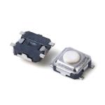 White Button 4 Pins SMD Tactile Switch 3x3 1.5-2.0mm Height