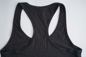 China Soft Womens Cotton Tank Tops , Breathable Women'S Black Racerback Tank Top wholesale