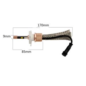 China 45W H7 Auto Car LED Headlight 6000K Light Bulbs LED Head Light with white and amber color wholesale