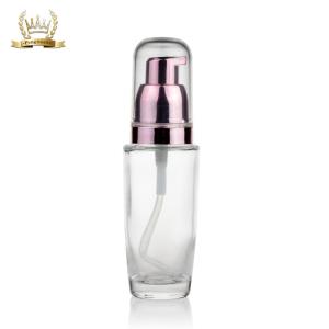 China Frosty OEM Foundation Pump Bottle MSDS Certification Cosmetic Glass Bottles wholesale
