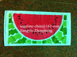 China 100% cotton printed gift towels wholesale