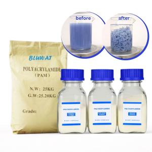China Polyacrylamide PAM Polyelectrolyte Flocculant Chemicals used in Sewage Treatment Plant wholesale