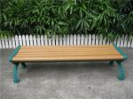 Antique Garden Furniture Wooden Bench With Sandblasting Zinc Spraying Finish