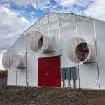 Humidity 50-70% Light Dep System Hoop House Herb Growing Side Ventiltaion