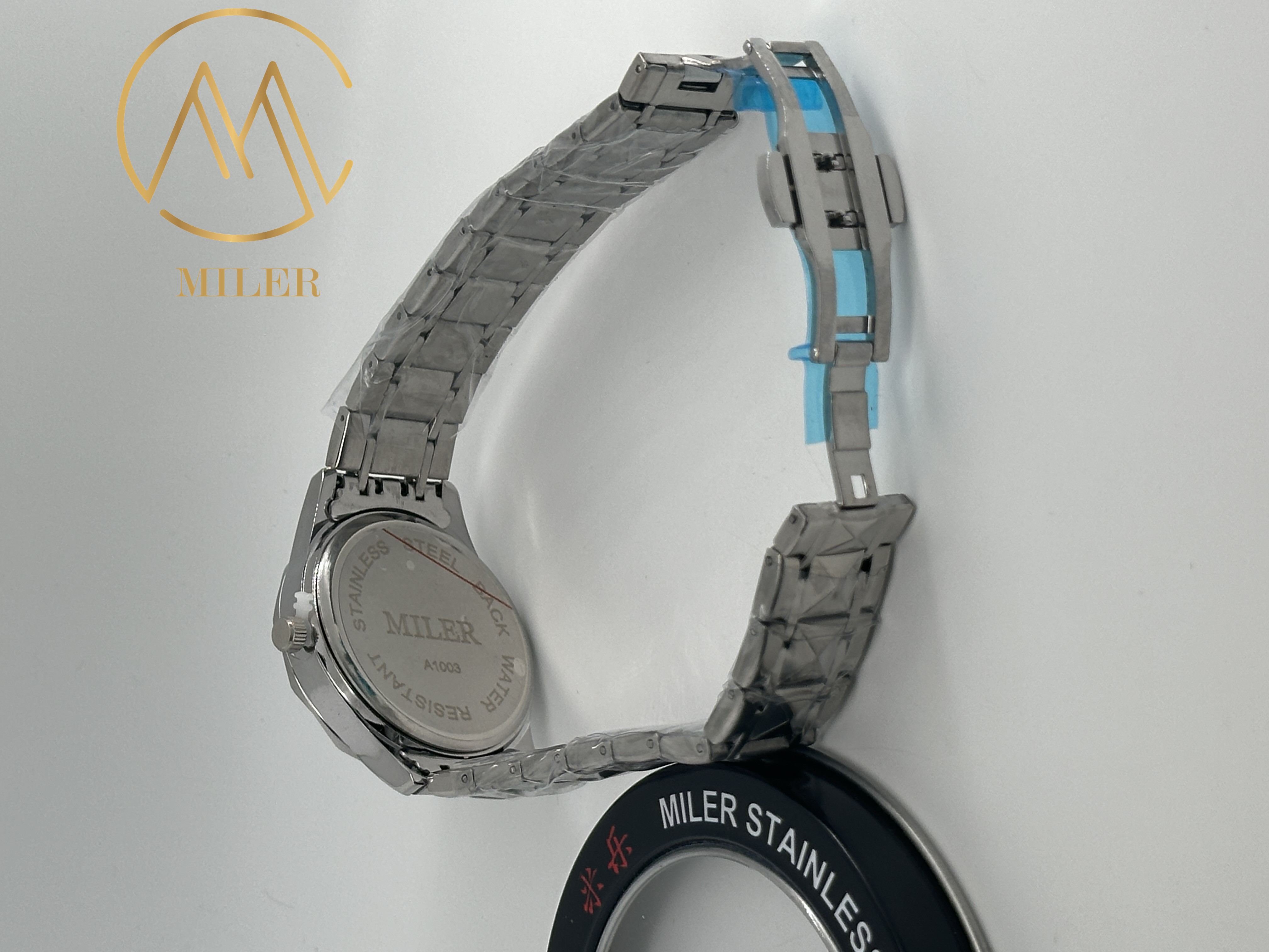 Original Quartz Waterproof Wristwatch Dual Calendar Function Watch
