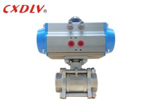 China Two Way Stainless Steel 304 Pneumatic Control Valve with Actuator for Water wholesale