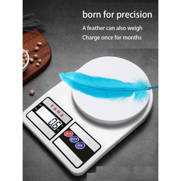 10KG Maximum Weight Recommendation Mini Electronic Scale for Household Kitchen Food Vegetable 1g Battery Weight Measuring