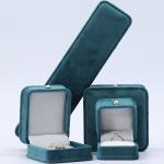 Wholesale Manufacturing high end velvet Jewellery packaging Box Custom Necklace