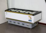 Commercial Upright Freezer Glass Door Direct Cooling Refrigeration Display