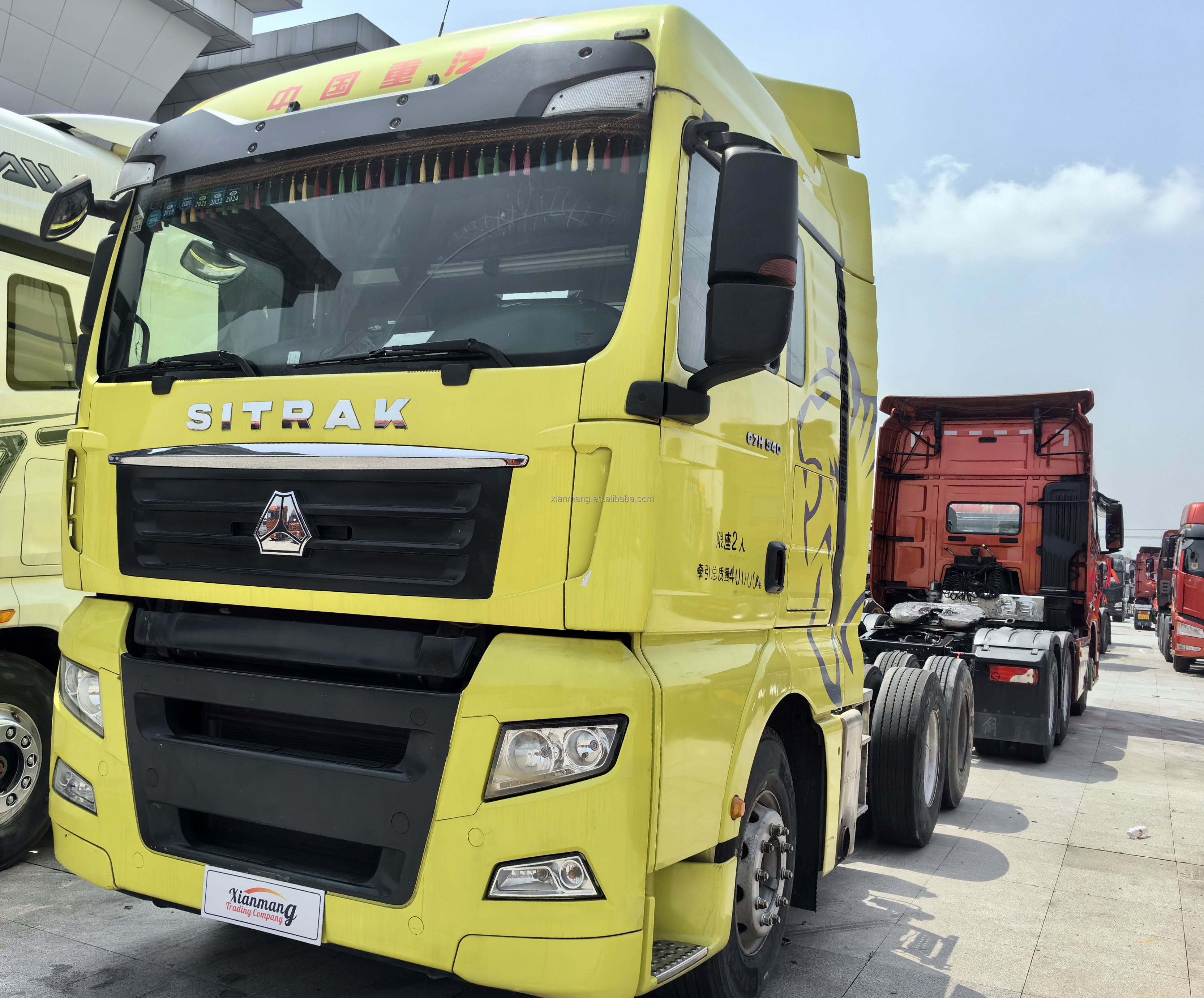 Used Sitrak C7H Sinotruk Tractor Truck 6x4 540HP Euro 4 Diesel Tractor Units