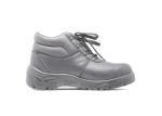 Middle Cut PU Sole Safety Shoes , Black Pu Outsole Steel Toe Cap Safety Shoes