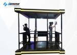 Unlimited Space Walking Two Person Shooting 9D VR Simulator With Vibrating Floor