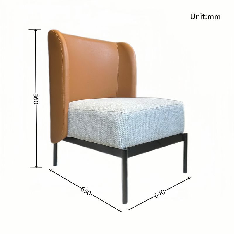Modern Leisure Solid Wood Leather Chair Wholesale Guest Living Room Hotel Furniture