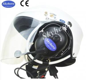 China Black Aviation helmet high quality aircraft helmet light fly helmet for sale fiber glass Pilot helmet on sale