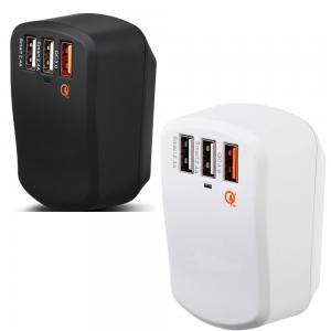 China (Qualcomm Certified )Quick Charge 3.0 40W 3-Port USB Wall Charger wholesale