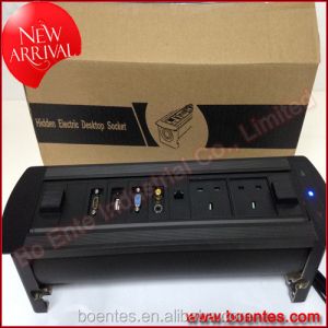 Motorized Cable Cubby/Electric Desktop Socket/Automatic Tabletop Socket