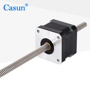 China 0.4A 12V Casun Nema 17 Non Captive Stepper For CNC Machine ROHS wholesale