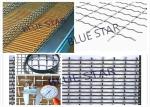 Long Slot Double Crimped Wire Mesh , Heavy Duty Wire Mesh Screen Abrasion