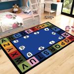 Crystal Velvet Kindergarten Children Playroom Rug Parking Lot Mat Crawling