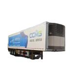 CIMC 40 - 60Tons Semi-Trailer Refrigerator Truck / Refrigerated Container