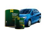 Acrylic Flash Clear Pearl Automotive Paint High Solid Quick Dry Pearl White Car