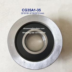 China Flanged ball bearings 35x97/81.6x30/20x21mm for lift truck sapre part replacement CG35A1-35 wholesale