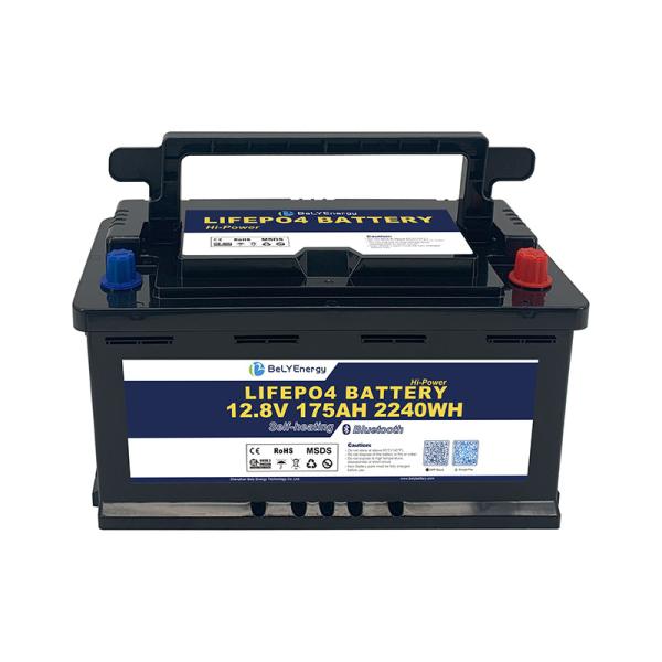Long-lasting 12V175AH LiFePo4 Rechargeable Battery with 200A Maximum Charge